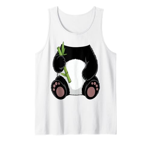 Panda Shirt Erwachsene Kinder Männer Frauen Panda Bär Kostüm Tank Top von Panda Bear Costume Shirts