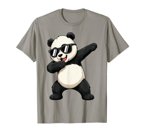 Niedliches Dabbing Panda Bär Outfit Junge Teenager Männer Tupfen Tier Kinder T-Shirt von Panda Clothes for Toddlers Boys Teenager Girl