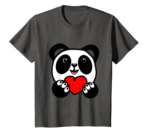 Kinder Lustiges Pandabär Kuscheltier - Tier Motiv - für Mädchen T-Shirt von Panda Geschenkidee Kinder Schule Kindergarten Girl