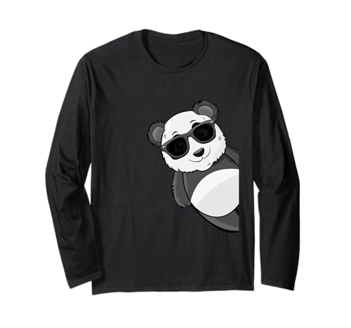 Cooler Panda mit Sonnenbrille, Panda-Liebhaber, Kinder-Panda Langarmshirt Cooler Panda mit Sonnenbrille, Panda-Liebhaber, Kinder-Panda Langarmshirt von Panda Gifts For Men & Women