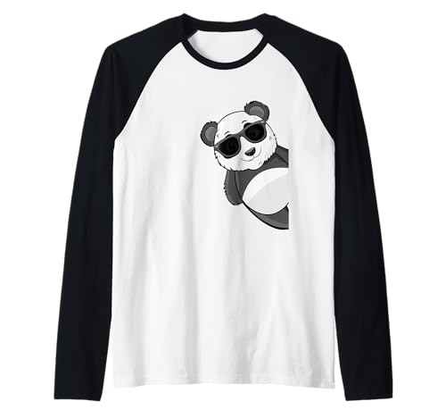 Cooler Panda mit Sonnenbrille, Panda-Liebhaber, Kinder-Panda Raglan Cooler Panda mit Sonnenbrille, Panda-Liebhaber, Kinder-Panda Raglan von Panda Gifts For Men & Women