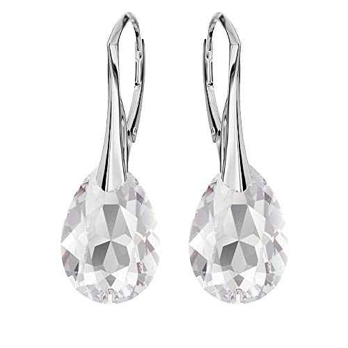 Ohrringe Silber 925 Hängend - Ohrringe Hängend mit Kristallen - Wählen Sie Schmuck für Sie - Wetten Sie Auf Silber Ohrringe Damen in Form eines Tropfes (Crystal) von Panda-Jewellery