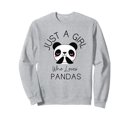 Nur EIN Mädchen, das Pandas süßen Pandabären liebt Sweatshirt Nur EIN Mädchen, das Pandas süßen Pandabären liebt Sweatshirt von Panda Lover Designs