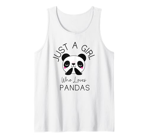 Nur EIN Mädchen, das Pandas süßen Pandabären liebt Tank Top Nur EIN Mädchen, das Pandas süßen Pandabären liebt Tank Top von Panda Lover Designs