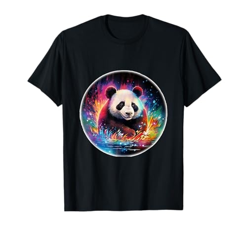 Pandabär T-Shirt im Kunst Style Herren Damen & Kinder Panda T-Shirt Pandabär T-Shirt im Kunst Style Herren Damen & Kinder Panda T-Shirt von Panda Shop IBK