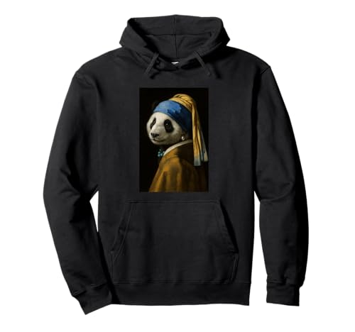 Panda-Malerei Mädchen Perlenohrkunst Jungen Mädchen Kinder Pullover Hoodie von PandaAxis1