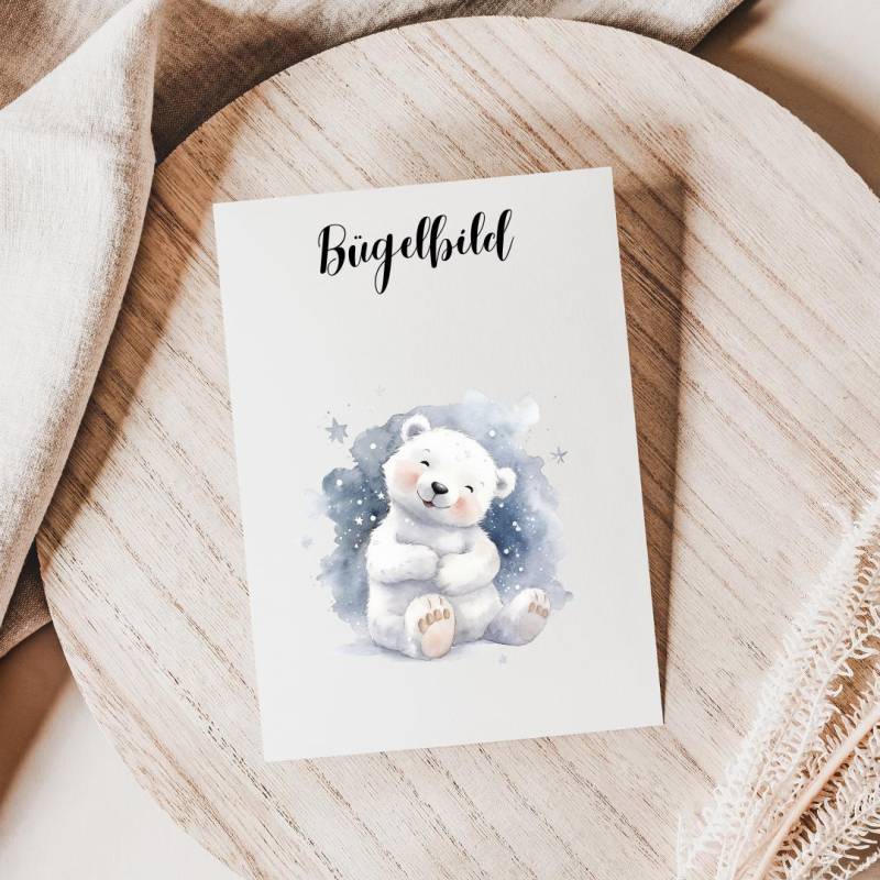 Bügelbild Eisbär | Diy Projekt von PandaFloeckchen