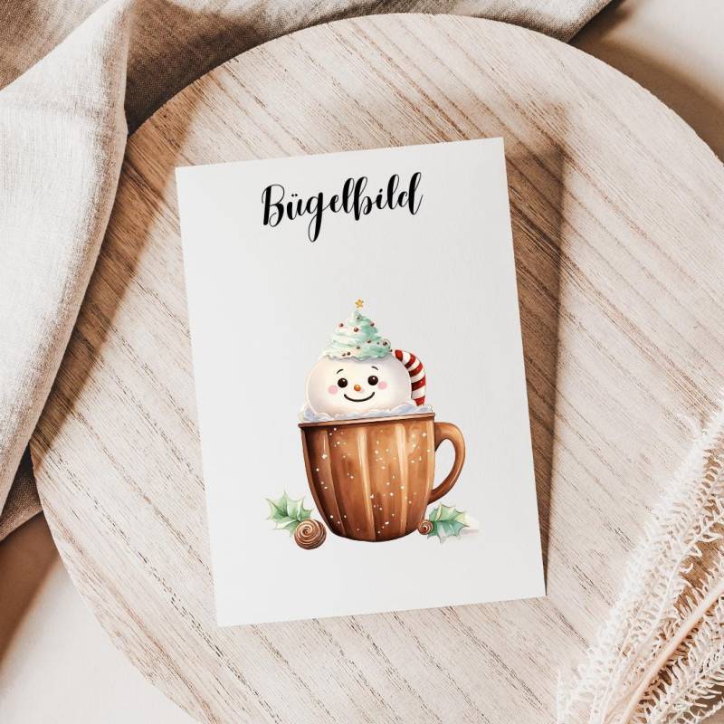 Bügelbild Schneemann Weihnachten | Schneemannschaum in Einer Tasse Christmas Dtf Diy Projekt Bügelbild Schneemann Weihnachten | Schneemannschaum in Einer Tasse Christmas Dtf Diy Projekt von PandaFloeckchen