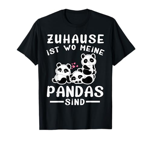 Panda Kinder Pandas Pandabär T-Shirt von Pandabär & Bär Geschenk