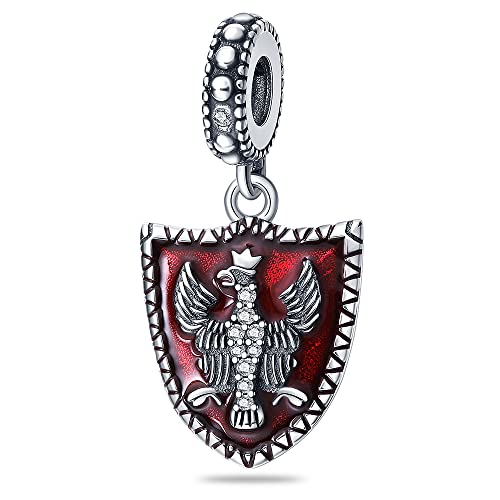 Pandach Damen Charm Anhänger für Armband 925 Sterling Silber Charms Beads passend für Armband und Halskette, Kompatibel mit Europäischen Armbänder für Frauen Mädchen von Pandach