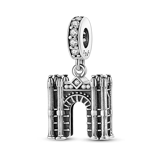 Pandach Damen Charm Anhänger für Armband 925 Sterling Silber Charms Beads passend für Armband und Halskette, Kompatibel mit Europäischen Armbänder für Frauen Mädchen von Pandach