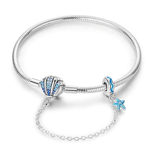 Pandach Armband Damen 925 Sterling Silber, Armbänder Moments Schlangen-Gliederarmband Armkette Valentinstag Muttertag Geburtstags Weihnachten Geschenk für Frauen Freundin Mama von Pandach