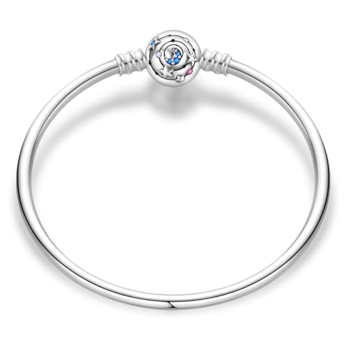 Pandach Armband Damen 925 Sterling Silber, Armbänder Moments Schlangen-Gliederarmband Armkette Valentinstag Muttertag Geburtstags Weihnachten Geschenk für Frauen Freundin Mama von Pandach