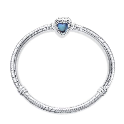 Pandach Armband Damen 925 Sterling Silber, Armbänder Moments Schlangen-Gliederarmband Armkette Valentinstag Muttertag Geburtstags Weihnachten Geschenk für Frauen Freundin Mama von Pandach