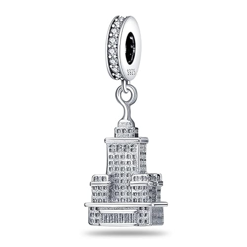 Pandach Damen Charm Anhänger für Armband 925 Sterling Silber Charms Beads passend für Armband und Halskette, Kompatibel mit Europäischen Armbänder für Frauen Mädchen C9 von Pandach