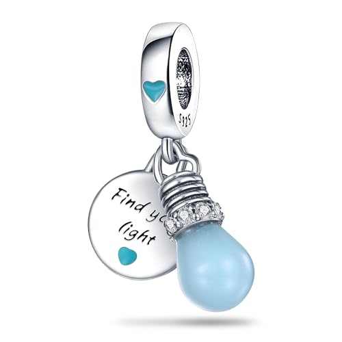 Pandach Damen Charm Anhänger für Armband 925 Sterling Silber Charms Beads passend für Armband und Halskette, Kompatibel mit Europäischen Armbänder für Frauen Mädchen Pandach Damen Charm Anhänger für Armband 925 Sterling Silber Charms Beads passend für Armband und Halskette, Kompatibel mit Europäischen Armbänder für Frauen Mädchen von Pandach