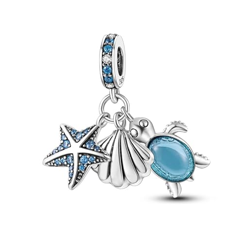 Pandach Damen Charm Anhänger für Armband 925 Sterling Silber Charms Beads passend für Armband und Halskette, Kompatibel mit Europäischen Armbänder für Frauen Mädchen von Pandach