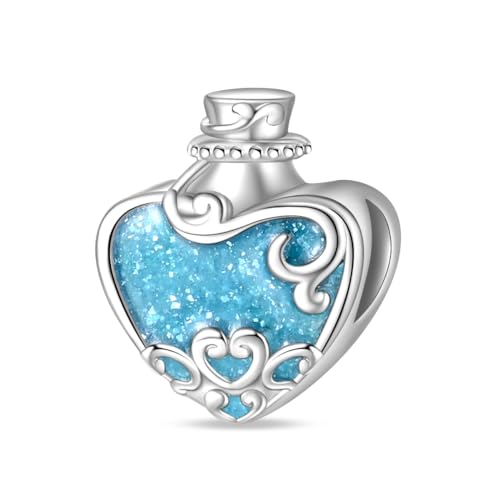 Pandach Damen Charm Anhänger für Armband 925 Sterling Silber Charms Beads passend für Armband und Halskette, Kompatibel mit Europäischen Armbänder für Frauen Mädchen von Pandach