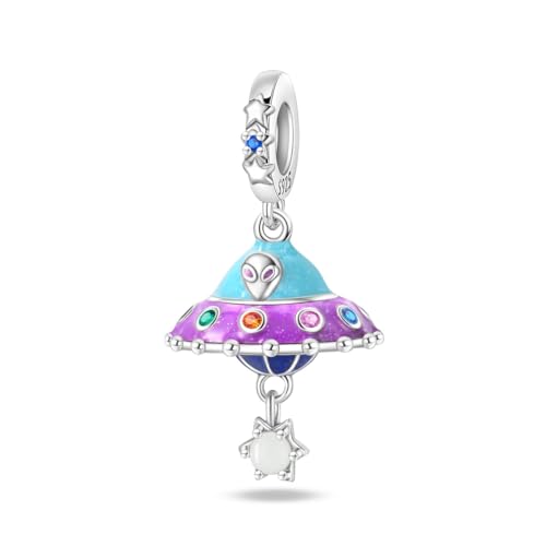 Pandach Damen Charm Anhänger für Armband 925 Sterling Silber Charms Beads passend für Armband und Halskette, Kompatibel mit Europäischen Armbänder für Frauen Mädchen von Pandach