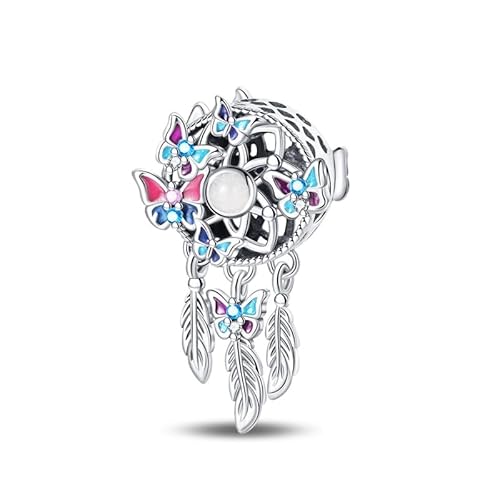 Pandach Damen Charm Anhänger für Armband 925 Sterling Silber Charms Beads passend für Armband und Halskette, Kompatibel mit Europäischen Armbänder für Frauen Mädchen von Pandach