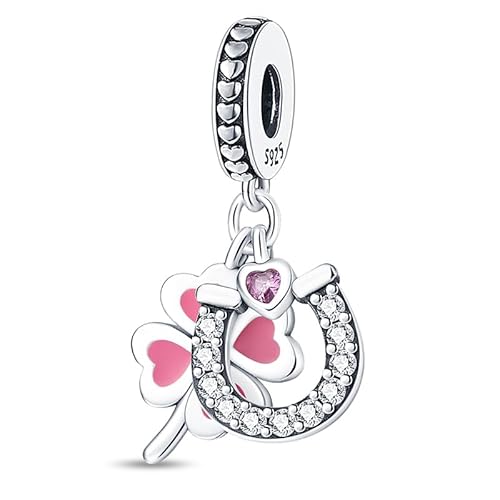 Pandach Damen Charm Anhänger für Armband 925 Sterling Silber Charms Beads passend für Armband und Halskette, Kompatibel mit Europäischen Armbänder für Frauen Mädchen von Pandach