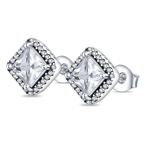 Pandach Silber Ohrringe für Damen Ohrringe, 1 Paar 925 Sterling Silber Ohrstecker mit Zirkonia CZ Hypoallergen… von Pandach