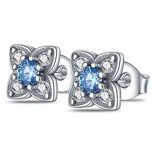 Pandach Silber Ohrringe für Damen Ohrringe, 1 Paar 925 Sterling Silber Ohrstecker mit Zirkonia CZ Hypoallergen… von Pandach