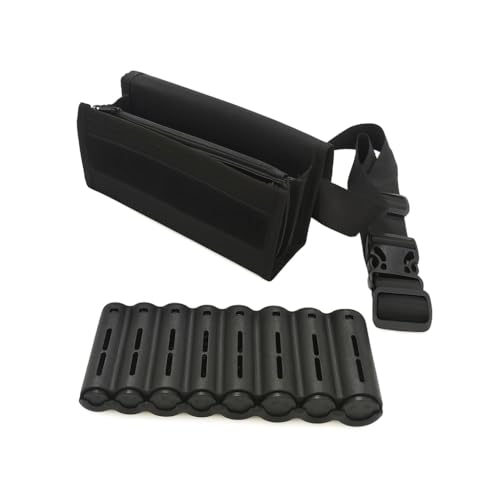 Münzspender für Euro, Münzen mit Gürtel und Euro und Münzsortierer, Münzspender, ellnertasche Kellnerbörse mit Fach Euro, Geldwechsler, Tragegurt(schwarzer Münzspender, 21,5 x 9,5 x 7 cm) von Pandiui23