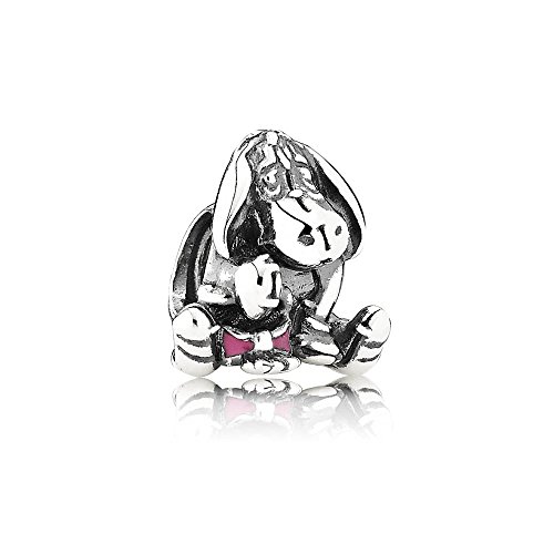 Pandora Disney Eeyore Winnie the Pooh Charm Sterling-Silber 9,2 x 11,5 x 13,5 mm (T/H/B) von Pandora