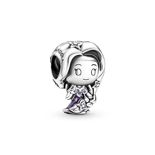 PANDORA Rapunzel Neu verföhnt Charm in Sterling- Silber aus der Disney x Collection von PANDORA