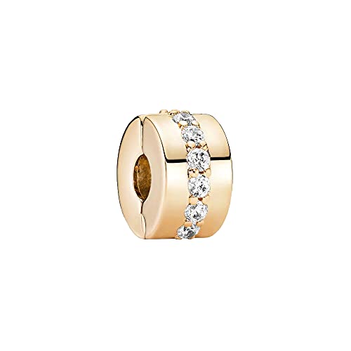 Pandora Clip/Stopper "Funkelnde Reihe" 14k Gold, Zirkonia 759518C01 von Pandora