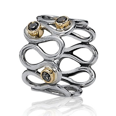 PANDORA Damen-Ring Sterling-Silber 925 19384SQ-50 von Pandora