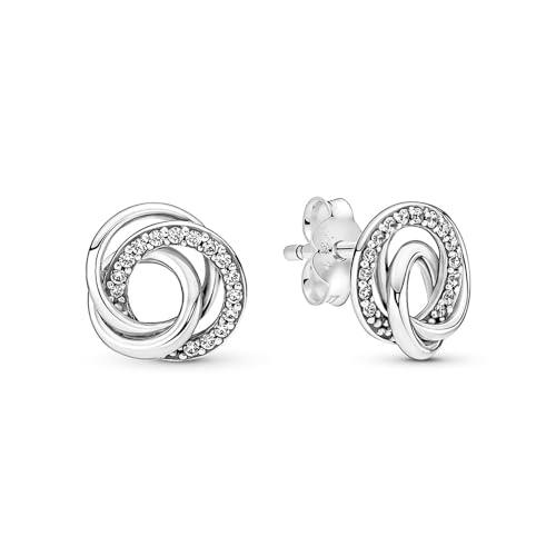 PANDORA Ohrstecker "Always Together" Silber mit Zirkonia 291076C01 von Pandora