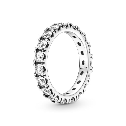 PANDORA Ring Timeless "funkelnde Reihe" silber, Zirkonia 190050C01 60 von Pandora