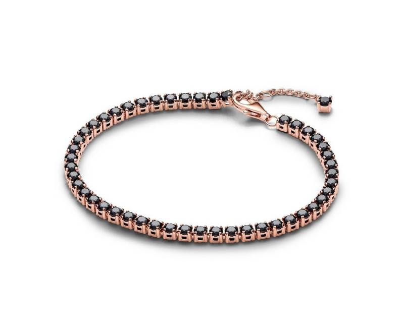 Pandora Armband 581469C02 Tennisarmband Damen Kristalle Schwarz Roségold 16 cm von Pandora