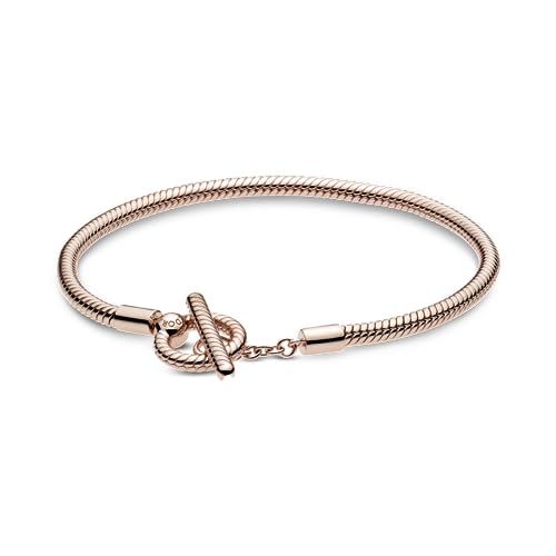 PANDORA Armband Moments "T-Bar-Verschluss" rosévergoldet 589087C00 von Pandora