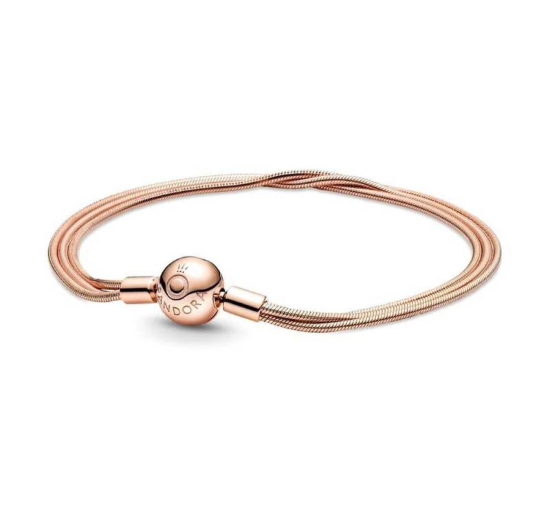 Pandora Armband PANDORA ROSE mehrreihiges Schlangenglieder Armband von Pandora