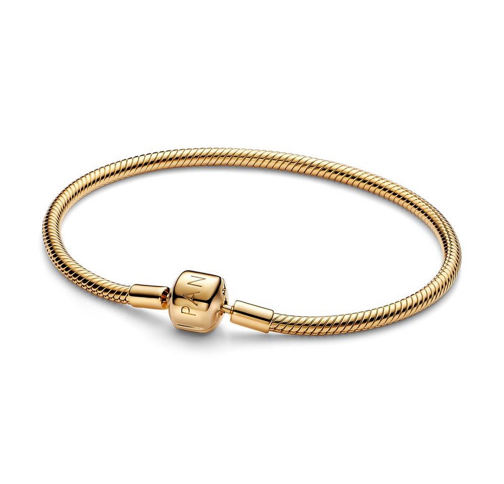 Pandora Armband PANDORA Schlangenarmband für Damen, Moments, IP Gold von Pandora
