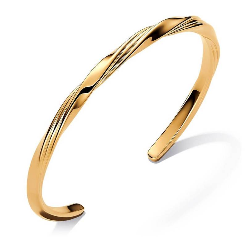 Pandora Armband PANDORA Verdrehter Damen Armreif, vergoldet, Essence von Pandora