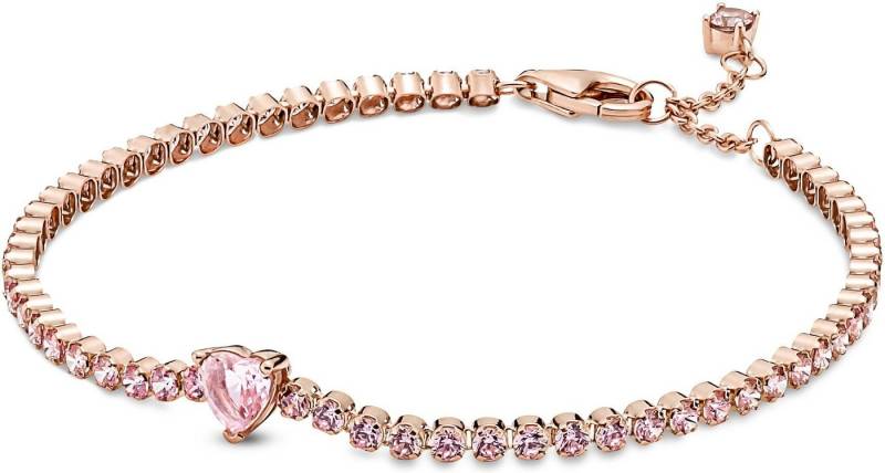 Pandora Armband Pandora Funkelndes Herz Tennisarmband 580041C01 Damenarmband von Pandora