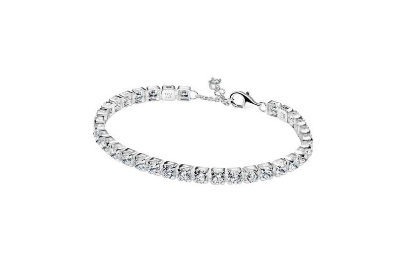 Pandora Armband Tennisarmband Damen Funkelnde Zirkonia Weiss Silber 593539C01-18 cm von Pandora