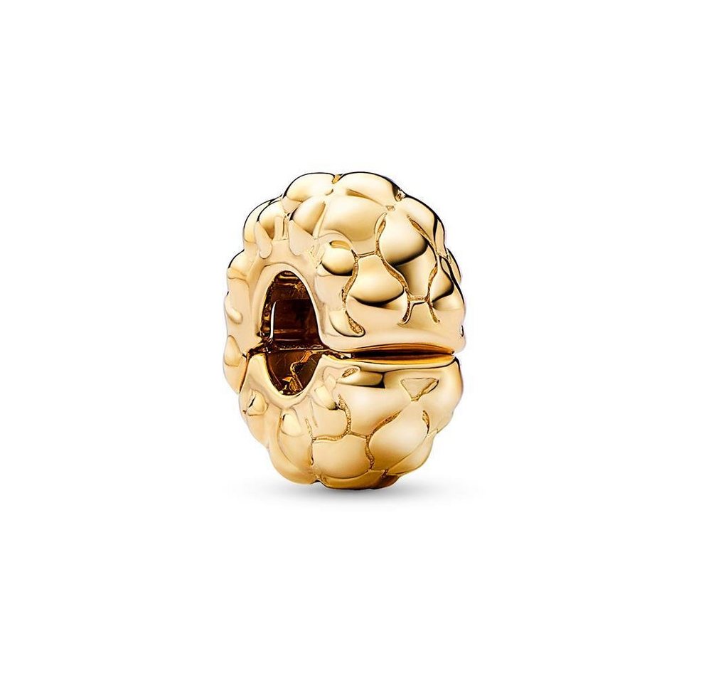 Pandora Bead PANDORA Moments Stopper Charm mit Nieten, vergoldet von Pandora
