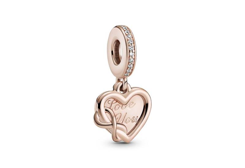 Pandora Bead Rose 789369C01 Charm-Anhänger Damen Love You Unendlichkeits-Herz von Pandora
