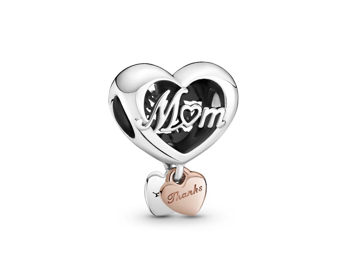 Pandora Bead Rose 789372C00 Charm-Anhänger Damen Dankeschön Mum Herz Silber von Pandora