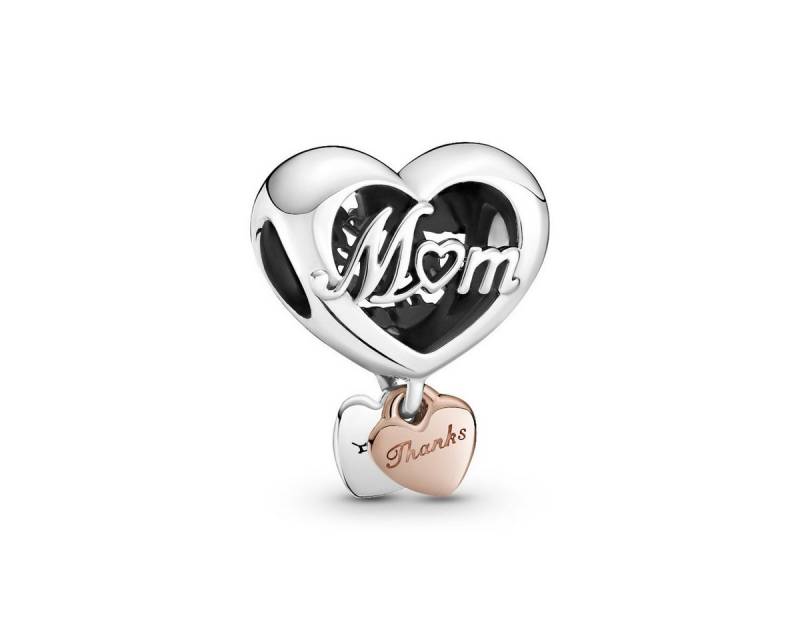 Pandora Bead Rose 789372C00 Charm-Anhänger Damen Dankeschön Mum Herz Silber von Pandora
