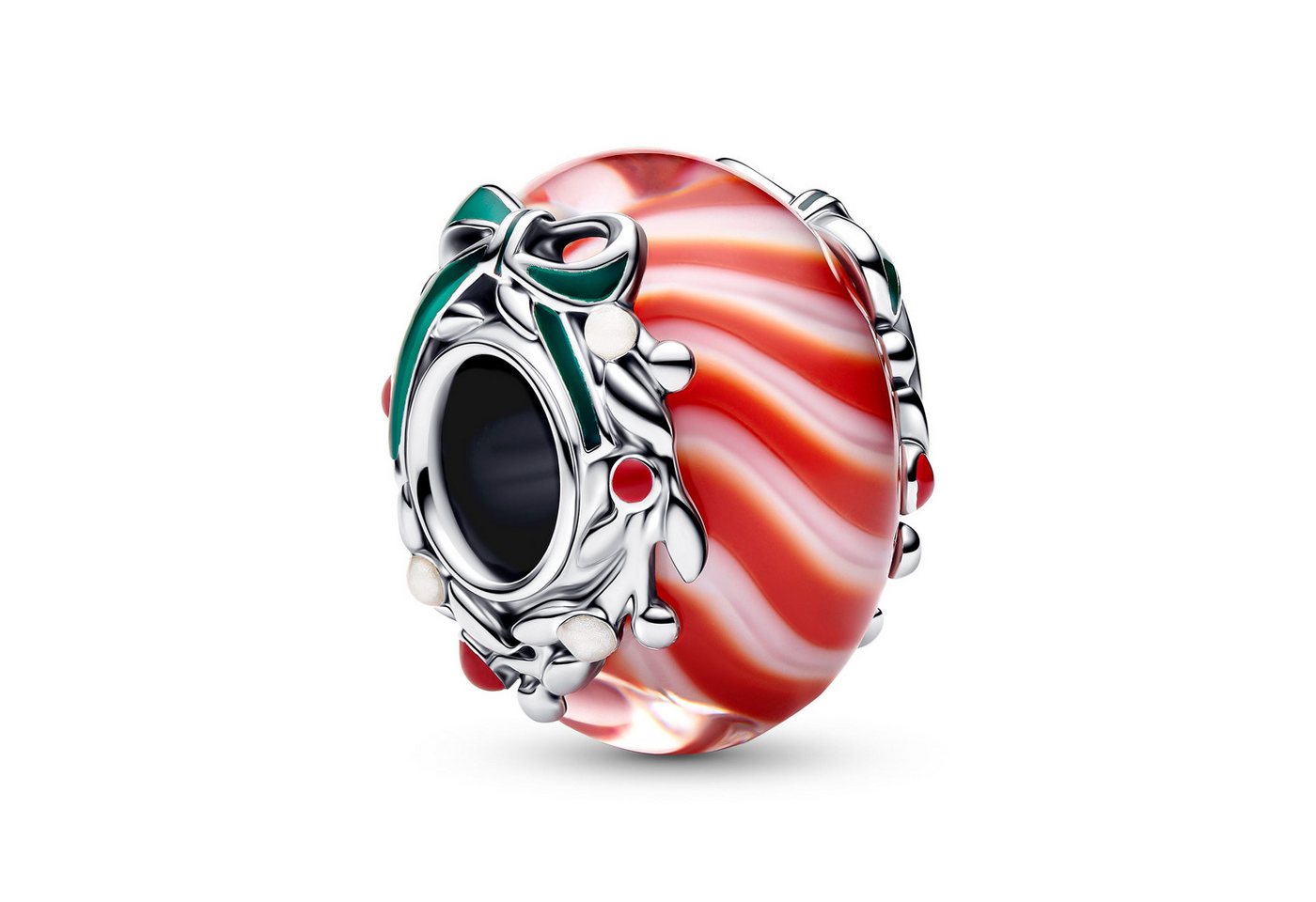 Pandora Bead Silber Charm Zuckerstange Muranoglas von Pandora