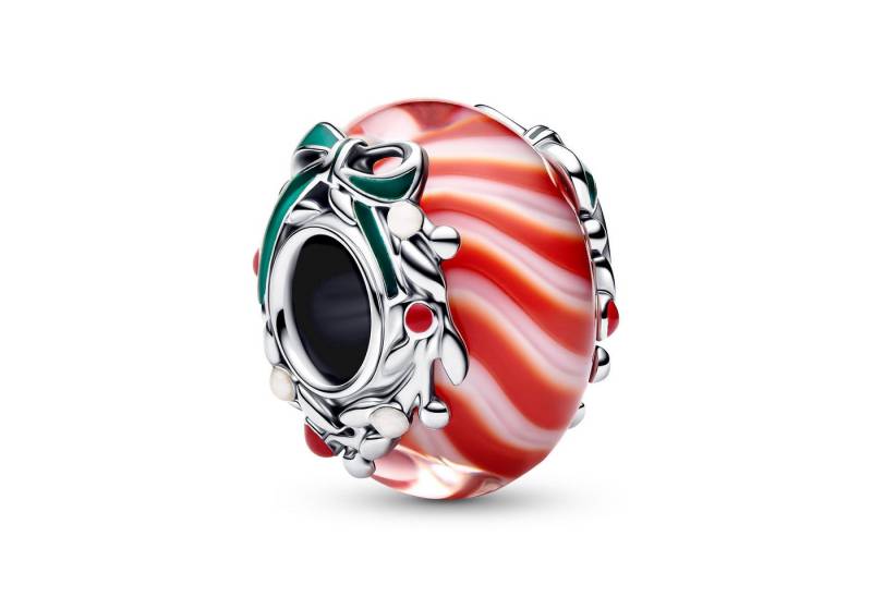 Pandora Bead Silber Charm Zuckerstange Muranoglas von Pandora