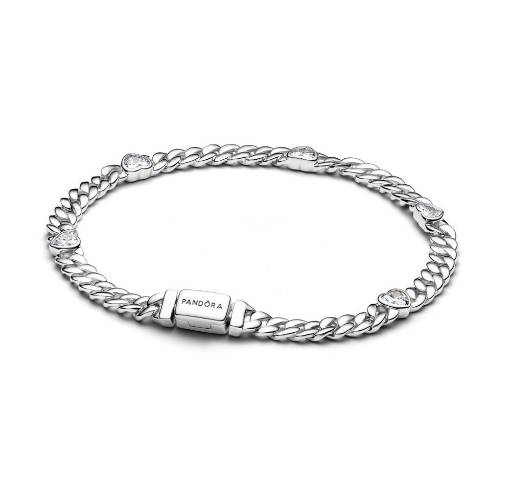 Pandora Bettelarmband Pandora Timeless Ovales Armband mit "kubanischer Kette" 594227C01-16 von Pandora