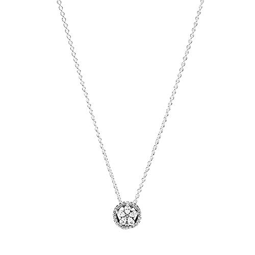 Pandora Funkelnde Schneeflocke Collier-Halskette Sterling-Silber 45 cm von Pandora