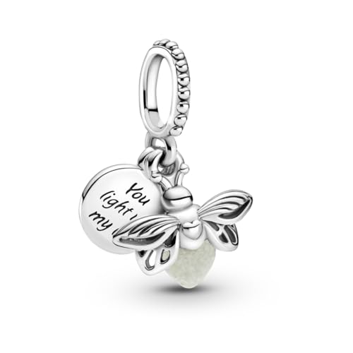 Pandora Charm Anhänger Silber "Glow in the Dark- Glühwürmchen" 799352C01 von PANDORA